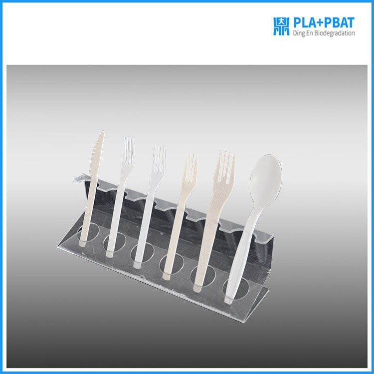 Plastic White Biodegradable Fork